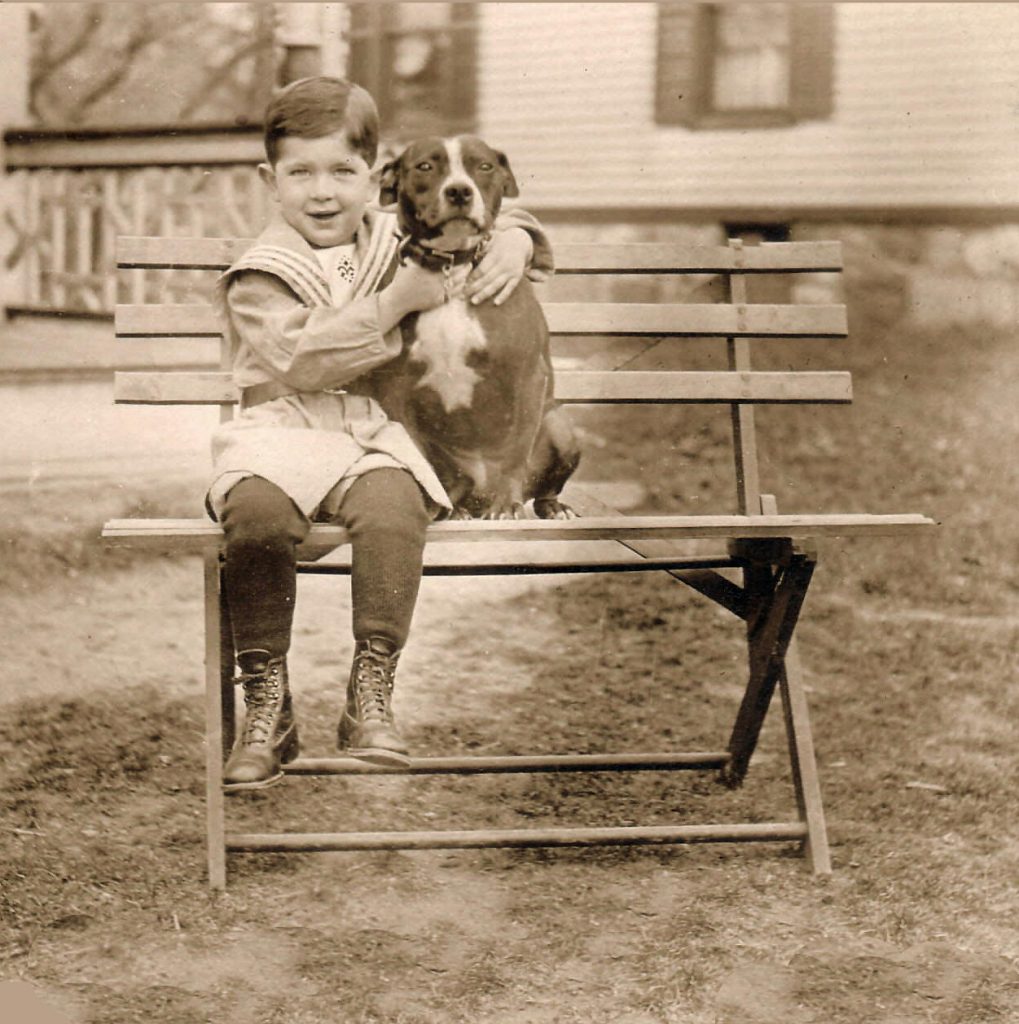 Boy on Bench Front